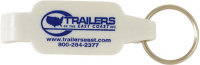 Key Chains: White Bottle Opener Keychains
